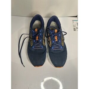 Brooks Glycerin GTS 20 Men's 11.5 Wide 2E Blue Orange Running Shoes Excellent